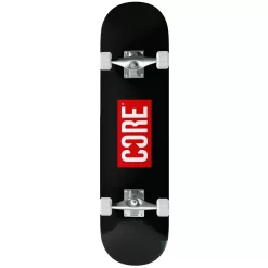 CORE Complete Skateboard - Stamp Black 7.75''