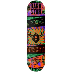 Darkstar Collapse Skateboard Deck - Orange 8.25"