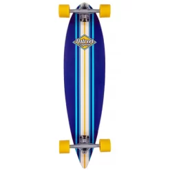 D-Street Ocean Pintail Complete Longboard - Blue 35''