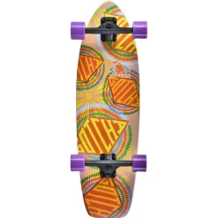 Gotcha Diamond Complete Cruiser Skateboard - Natural/Multi 30"