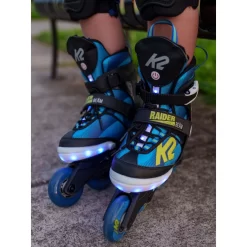 K2 Raider Beam Adjustable Inline Skates - Black/Blue -Professional Skate Shop K2 721 RAI BEA AIL BBL 5 1f7d