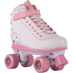 LMNADE Vibe Quad Roller Skates - Hearts (White)