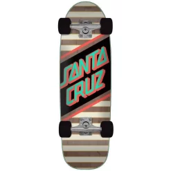 Santa Cruz Street Skate Street Complete Cruiser Skateboard - White 29.05''