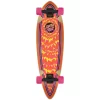 Santa Cruz Toxic Dot Pintail Complete Longboard - Pink 33"
