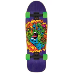 Santa Cruz Toxic Hand Complete Cruzer - Purple 31.7''